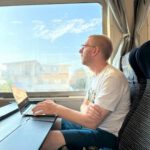 Getting work done on our way to Bari