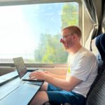 Getting work done on our way to Bari
